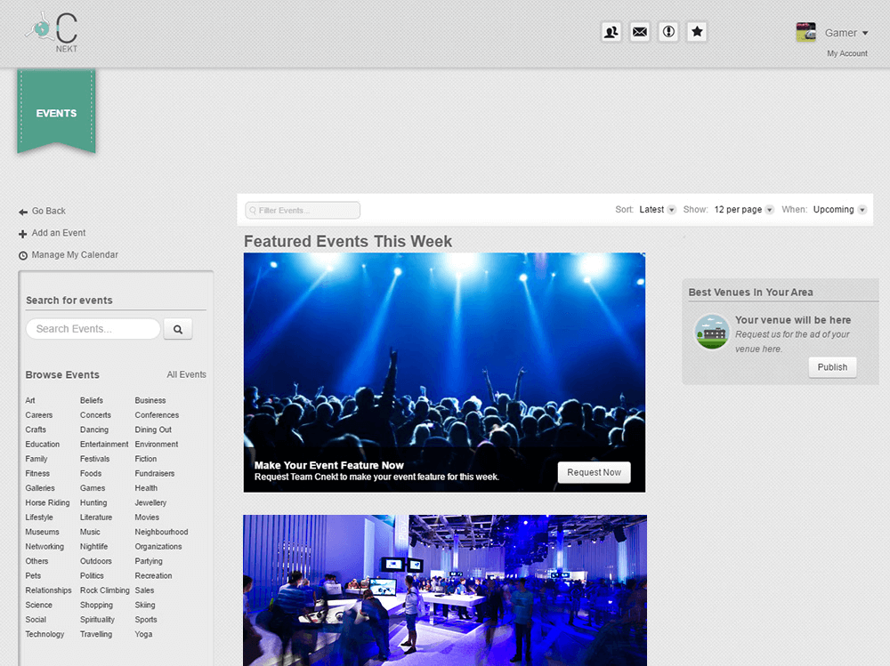 Events » Cnekt Let Us Simplify Your Life